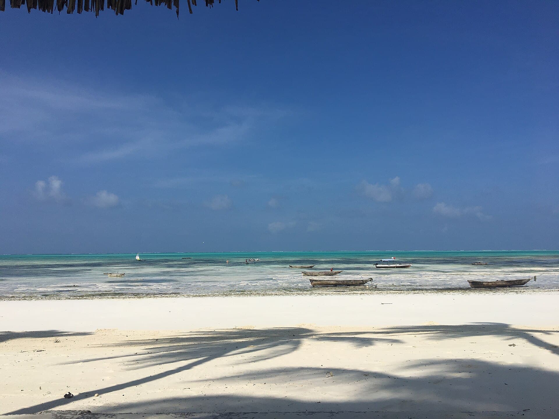 Strand von Jambiani an der Ostküste Ungujas.